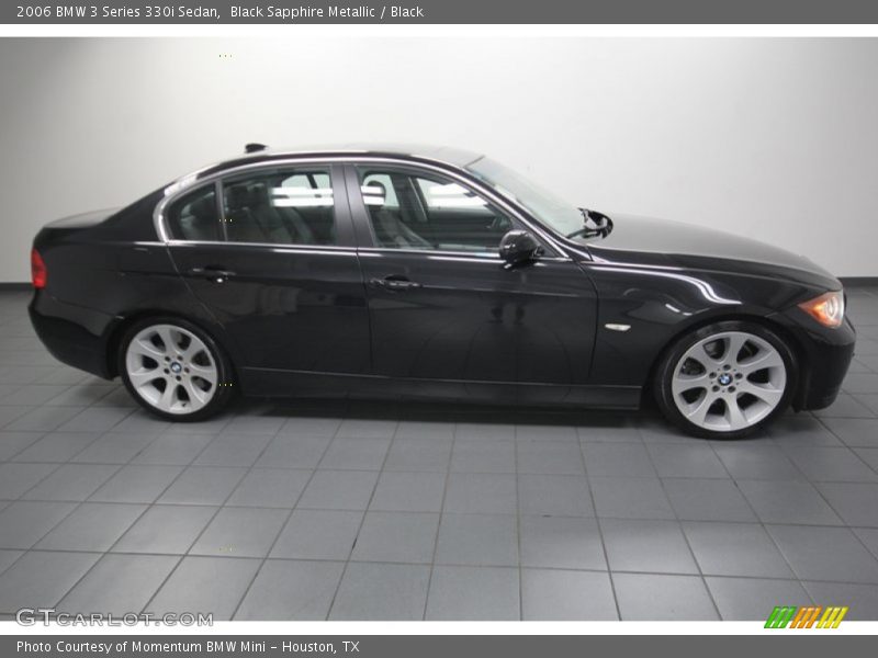 Black Sapphire Metallic / Black 2006 BMW 3 Series 330i Sedan