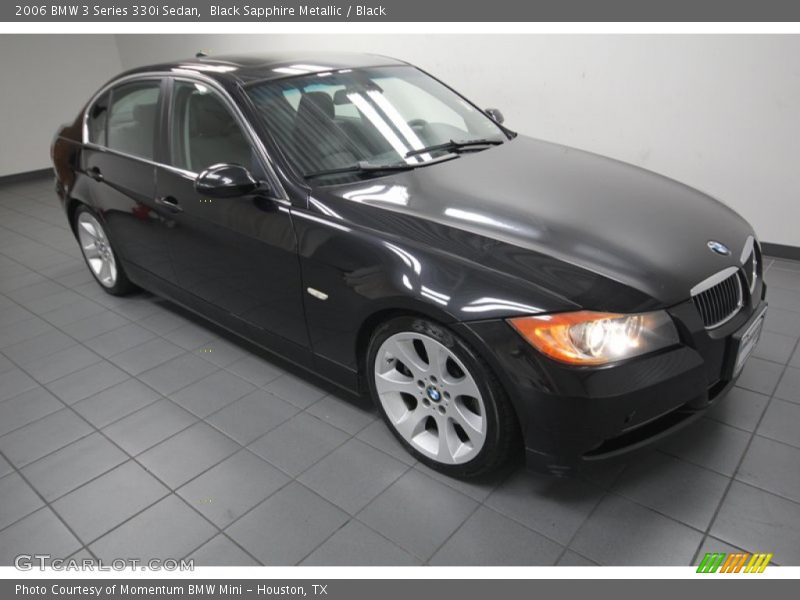 Black Sapphire Metallic / Black 2006 BMW 3 Series 330i Sedan