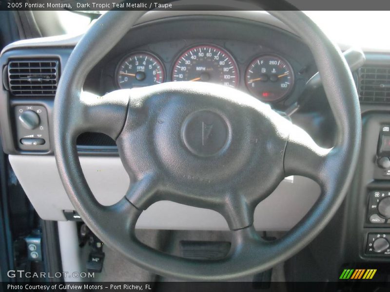 Dark Tropic Teal Metallic / Taupe 2005 Pontiac Montana