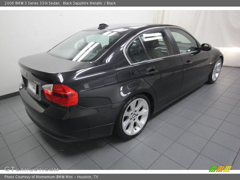Black Sapphire Metallic / Black 2006 BMW 3 Series 330i Sedan