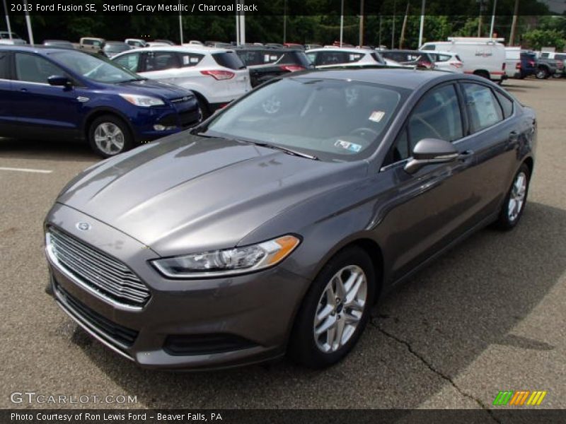 Sterling Gray Metallic / Charcoal Black 2013 Ford Fusion SE