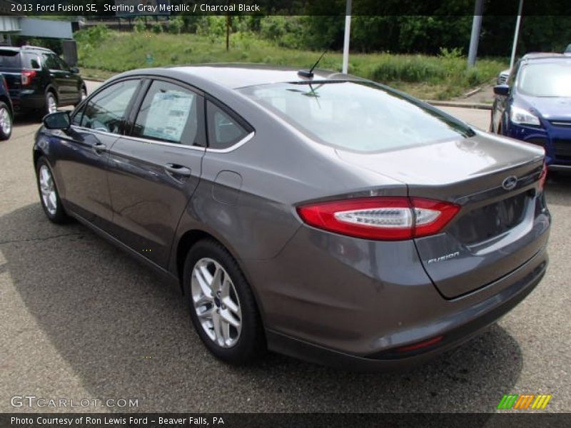 Sterling Gray Metallic / Charcoal Black 2013 Ford Fusion SE
