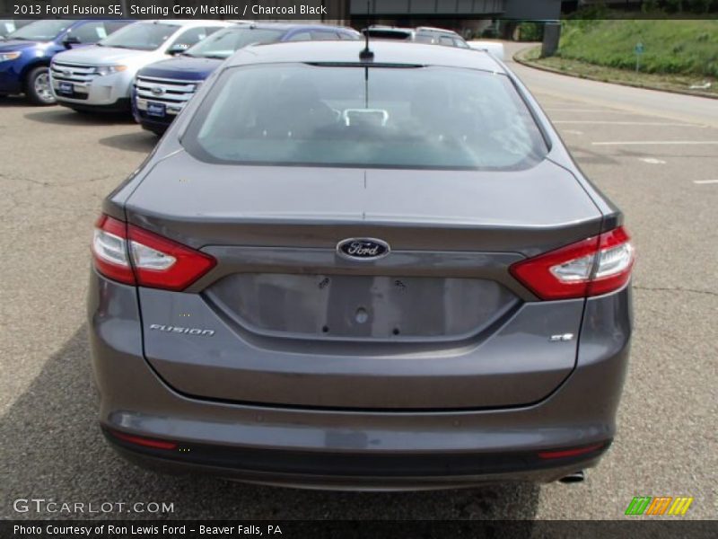 Sterling Gray Metallic / Charcoal Black 2013 Ford Fusion SE