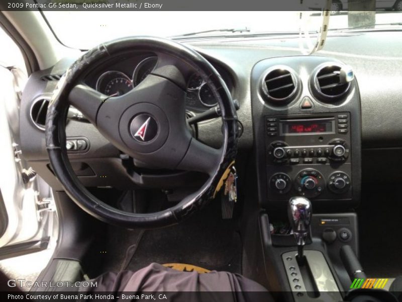 Quicksilver Metallic / Ebony 2009 Pontiac G6 Sedan