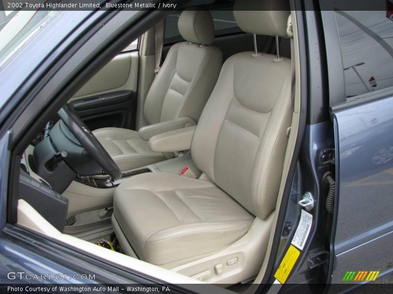 Bluestone Metallic / Ivory 2002 Toyota Highlander Limited