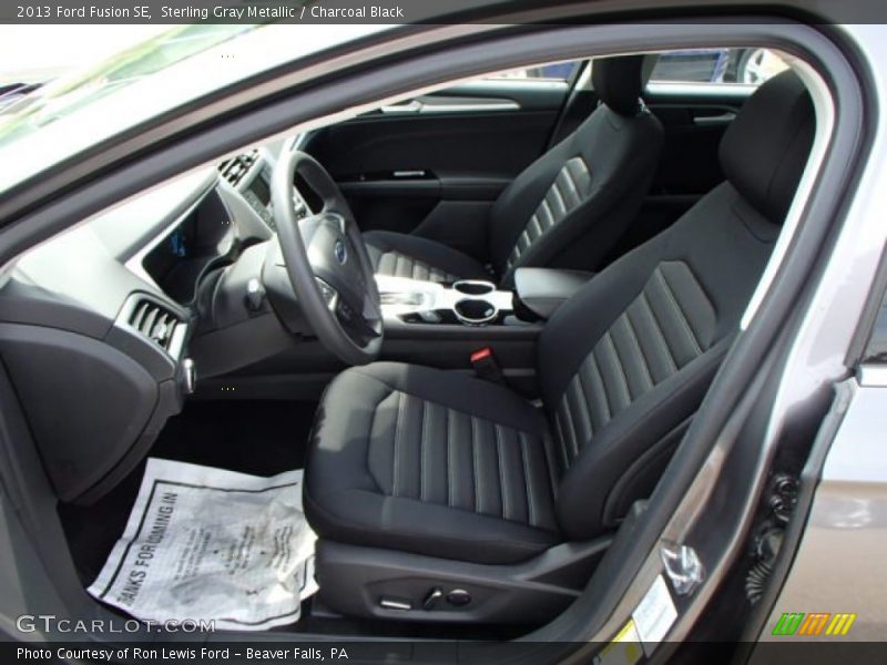 Sterling Gray Metallic / Charcoal Black 2013 Ford Fusion SE