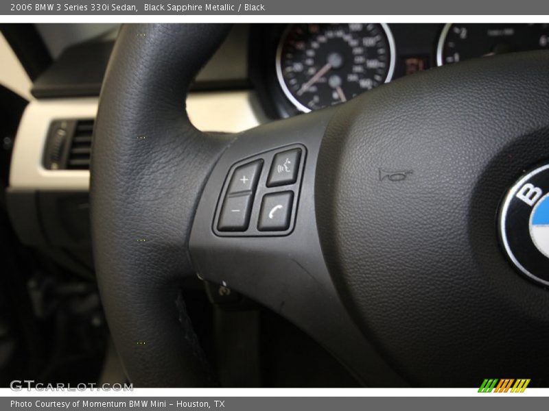 Black Sapphire Metallic / Black 2006 BMW 3 Series 330i Sedan