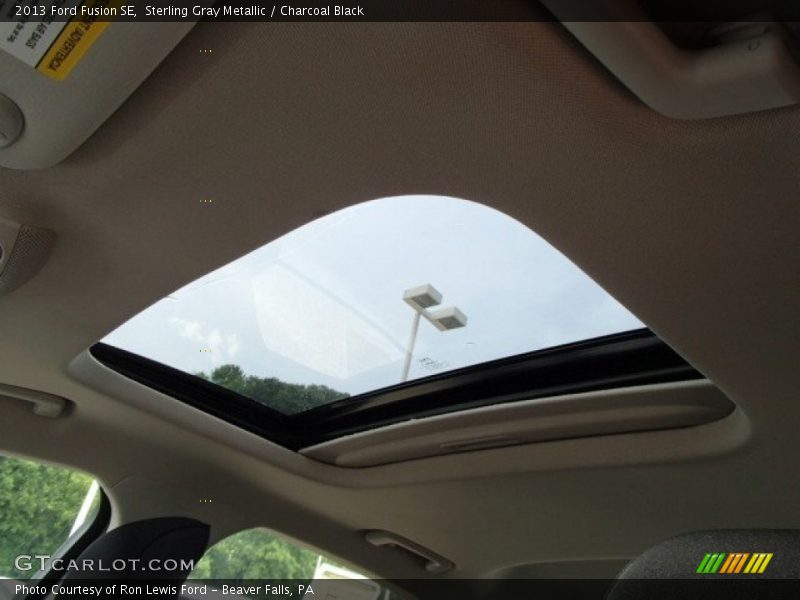 Sterling Gray Metallic / Charcoal Black 2013 Ford Fusion SE