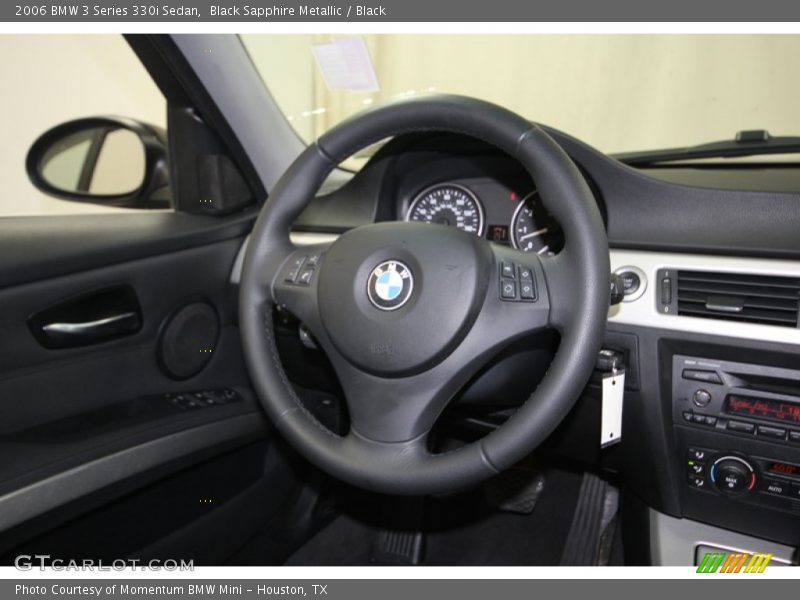 Black Sapphire Metallic / Black 2006 BMW 3 Series 330i Sedan