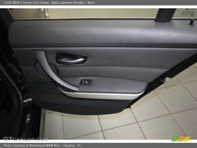 Black Sapphire Metallic / Black 2006 BMW 3 Series 330i Sedan