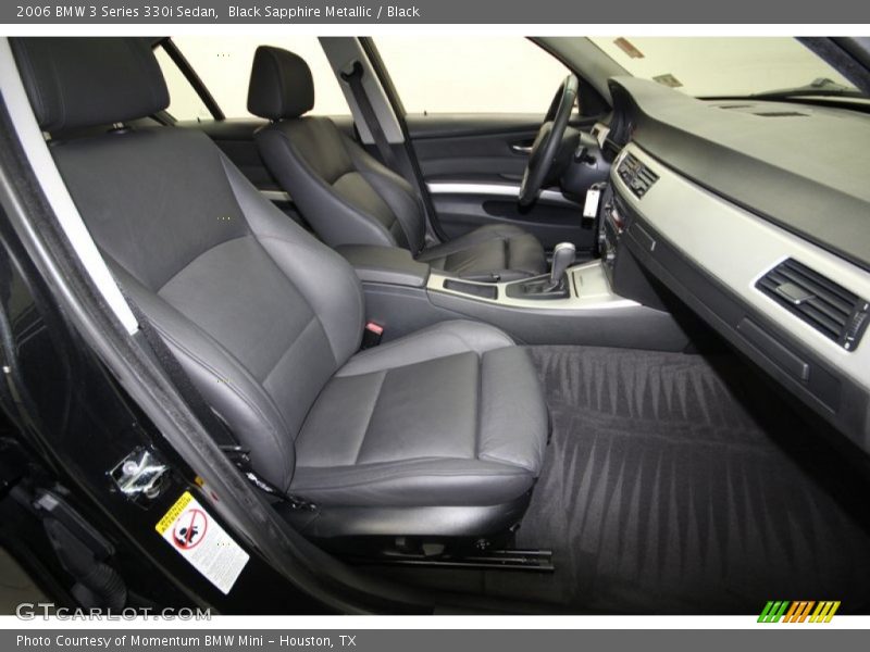 Black Sapphire Metallic / Black 2006 BMW 3 Series 330i Sedan