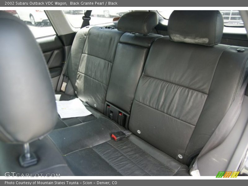 Black Granite Pearl / Black 2002 Subaru Outback VDC Wagon