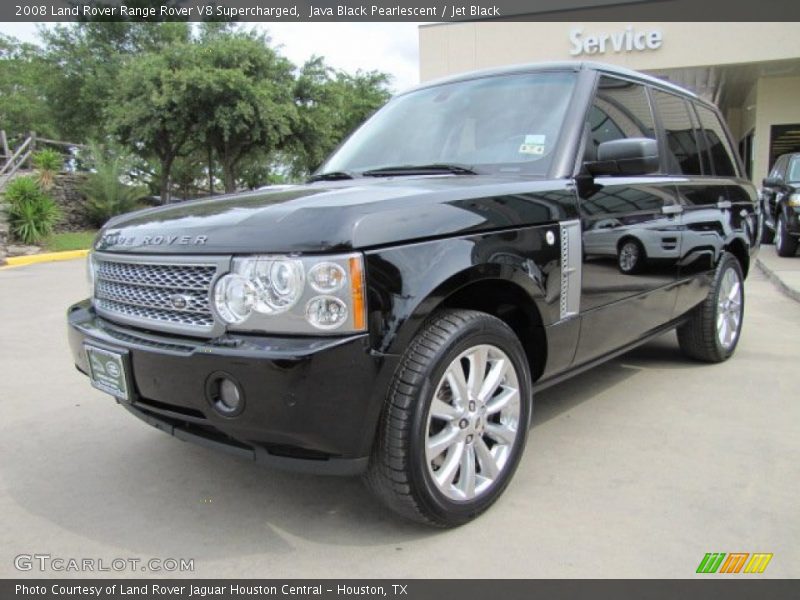 Java Black Pearlescent / Jet Black 2008 Land Rover Range Rover V8 Supercharged
