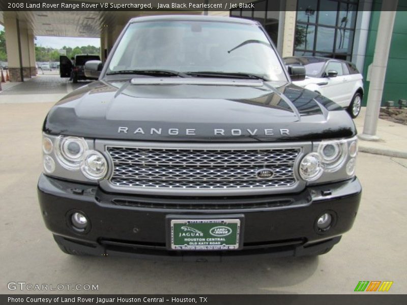 Java Black Pearlescent / Jet Black 2008 Land Rover Range Rover V8 Supercharged