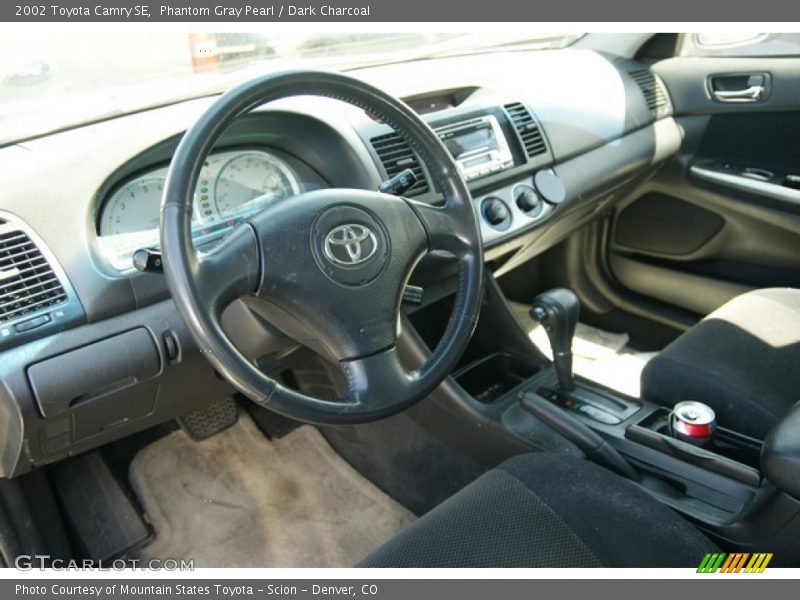 Phantom Gray Pearl / Dark Charcoal 2002 Toyota Camry SE