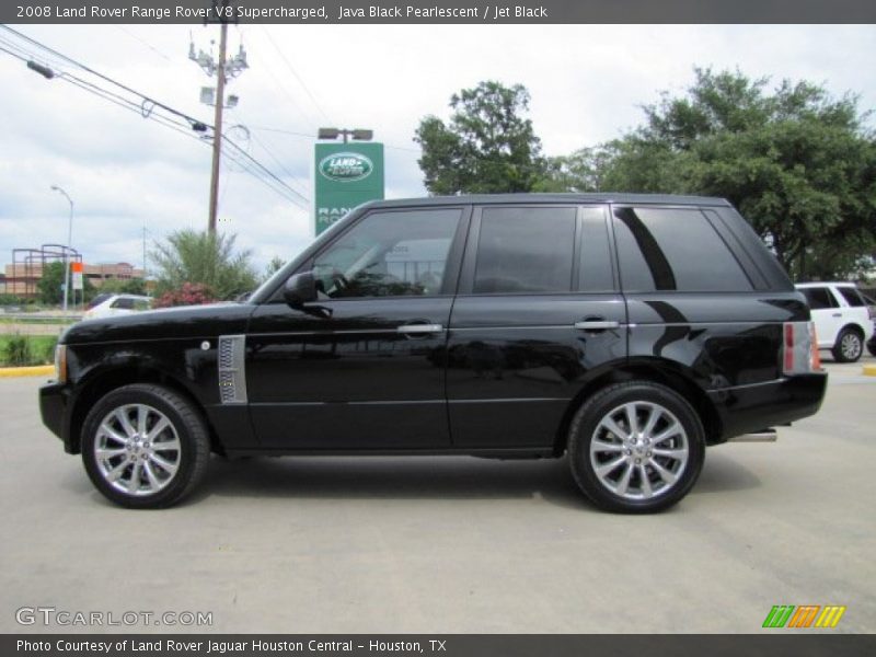 Java Black Pearlescent / Jet Black 2008 Land Rover Range Rover V8 Supercharged
