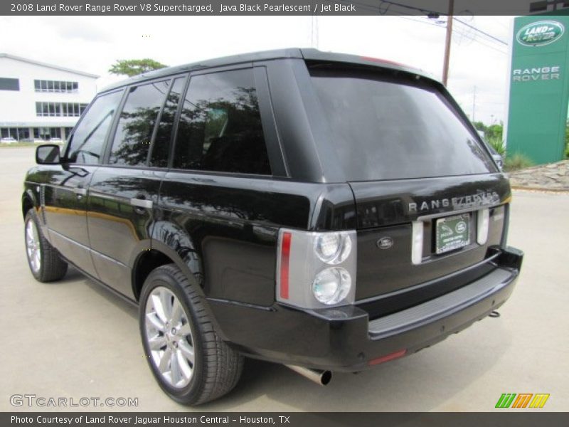 Java Black Pearlescent / Jet Black 2008 Land Rover Range Rover V8 Supercharged