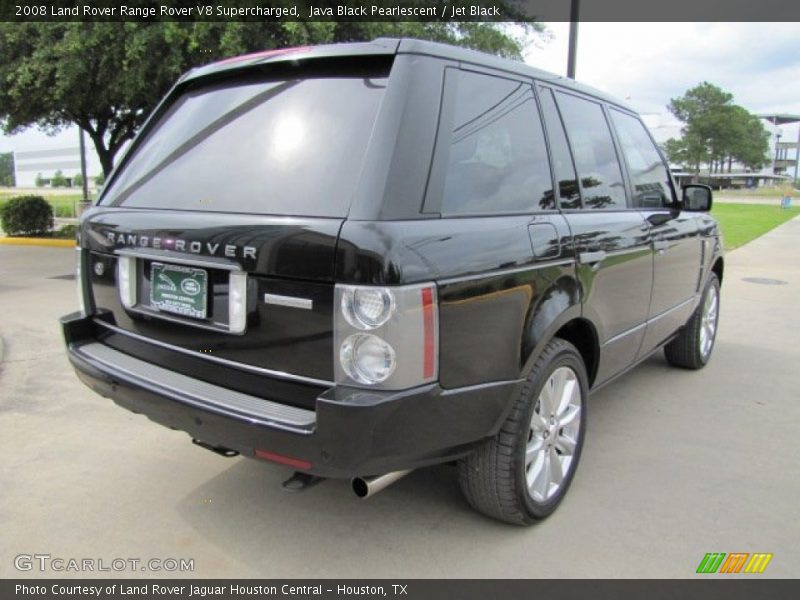 Java Black Pearlescent / Jet Black 2008 Land Rover Range Rover V8 Supercharged