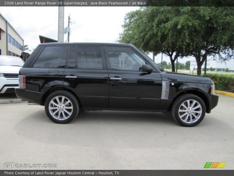 Java Black Pearlescent / Jet Black 2008 Land Rover Range Rover V8 Supercharged