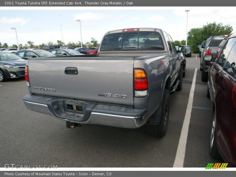Thunder Gray Metallic / Oak 2001 Toyota Tundra SR5 Extended Cab 4x4