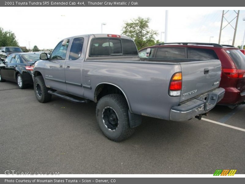 Thunder Gray Metallic / Oak 2001 Toyota Tundra SR5 Extended Cab 4x4