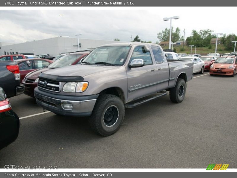 Thunder Gray Metallic / Oak 2001 Toyota Tundra SR5 Extended Cab 4x4