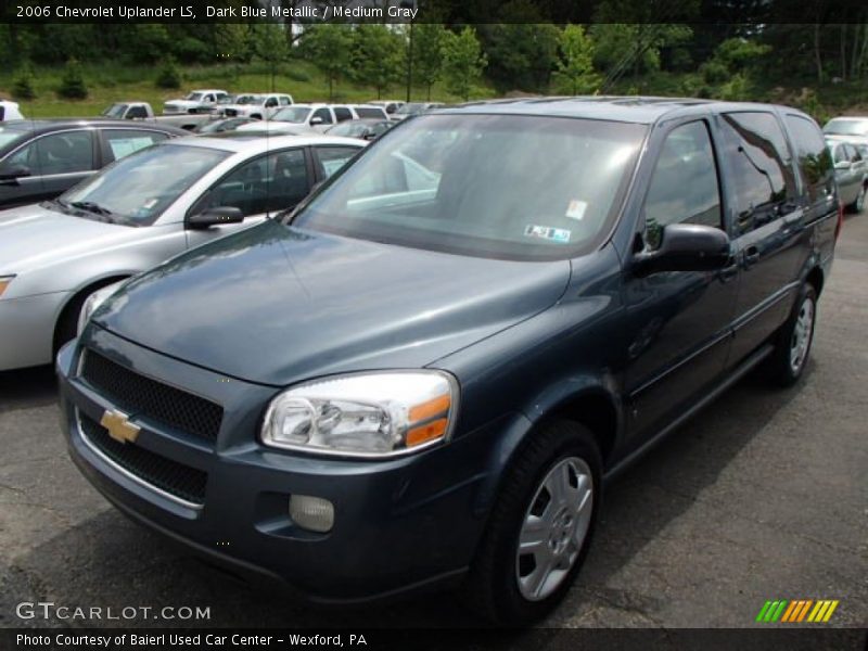 Dark Blue Metallic / Medium Gray 2006 Chevrolet Uplander LS