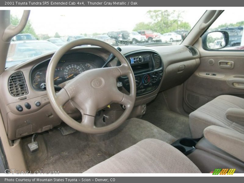 Thunder Gray Metallic / Oak 2001 Toyota Tundra SR5 Extended Cab 4x4