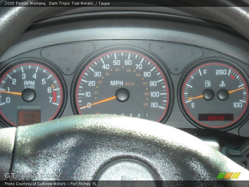 Dark Tropic Teal Metallic / Taupe 2005 Pontiac Montana