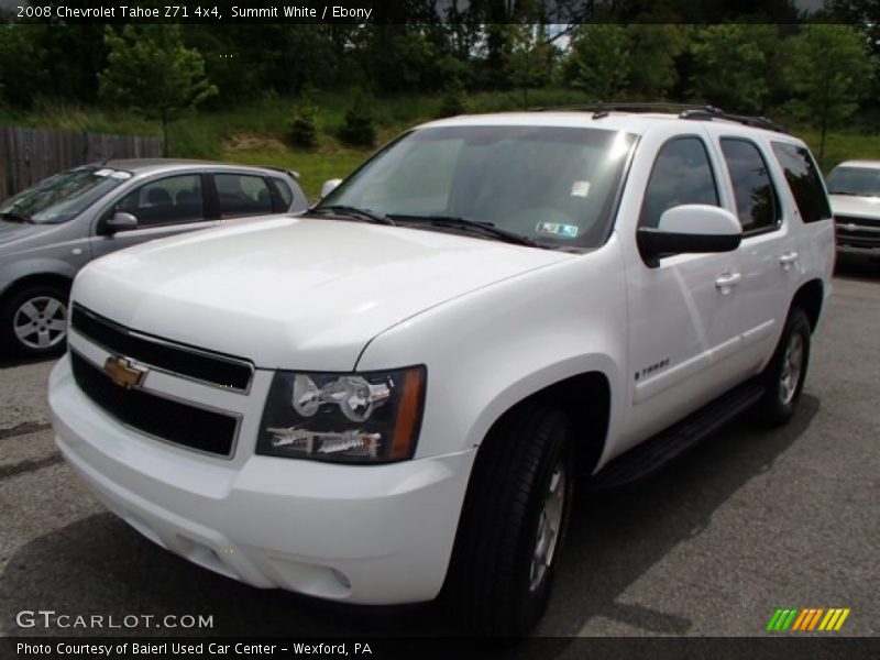 Summit White / Ebony 2008 Chevrolet Tahoe Z71 4x4