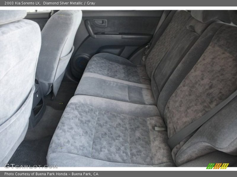 Rear Seat of 2003 Sorento LX