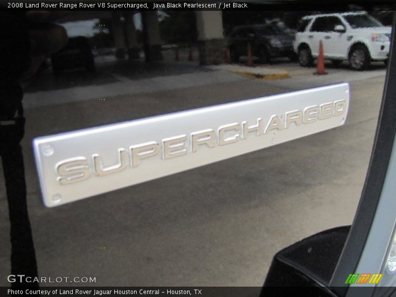 Java Black Pearlescent / Jet Black 2008 Land Rover Range Rover V8 Supercharged