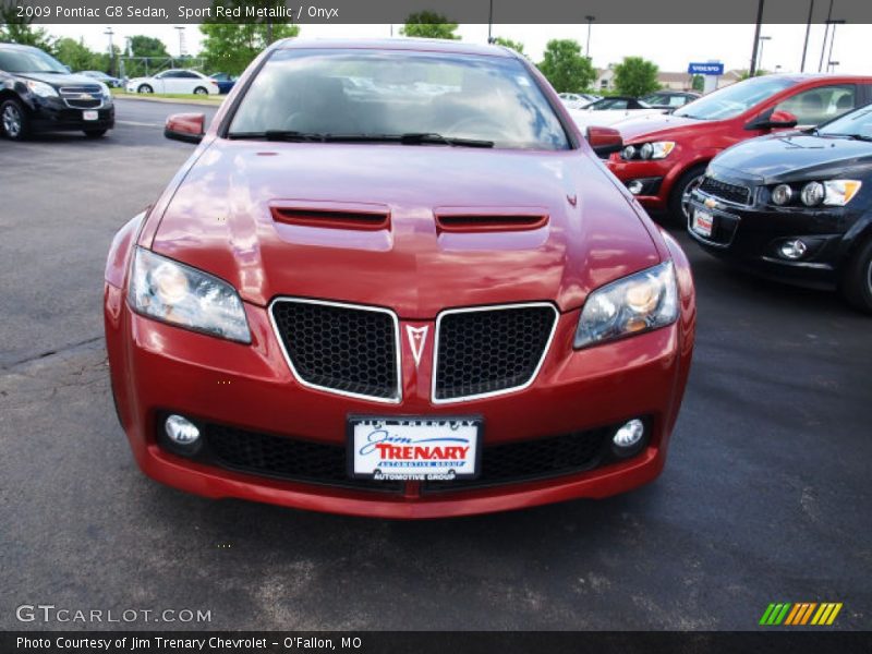 Sport Red Metallic / Onyx 2009 Pontiac G8 Sedan