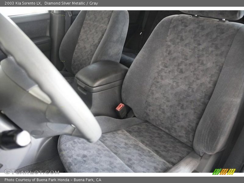 Diamond Silver Metallic / Gray 2003 Kia Sorento LX