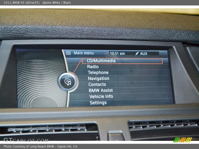 Alpine White / Black 2011 BMW X6 xDrive35i