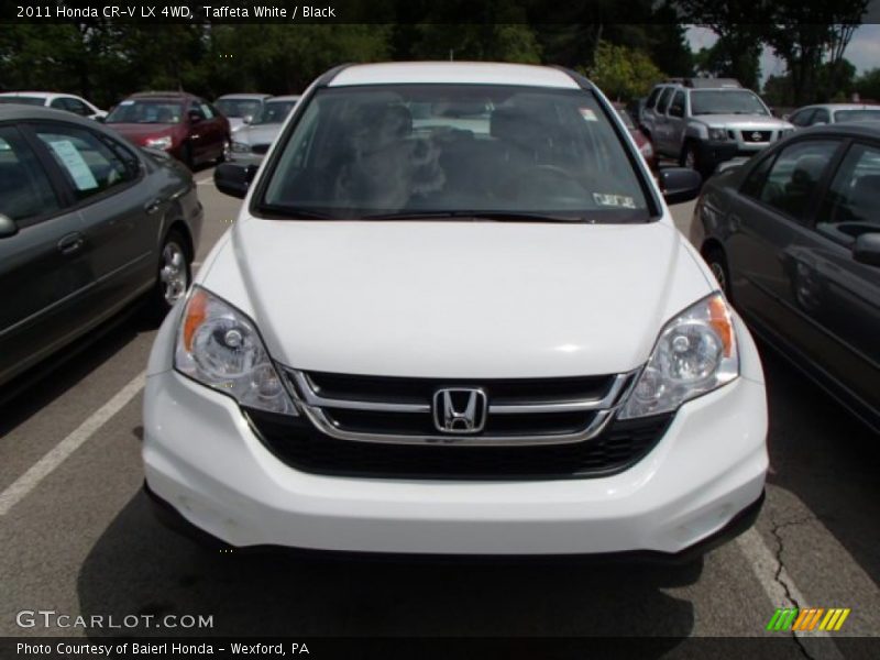 Taffeta White / Black 2011 Honda CR-V LX 4WD