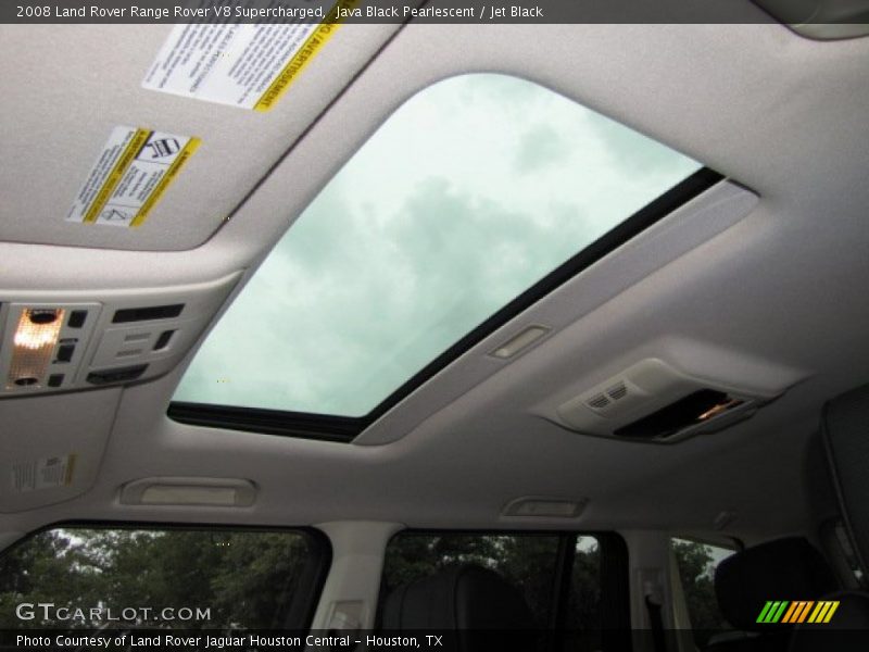 Java Black Pearlescent / Jet Black 2008 Land Rover Range Rover V8 Supercharged