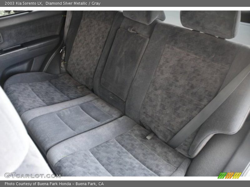 Rear Seat of 2003 Sorento LX