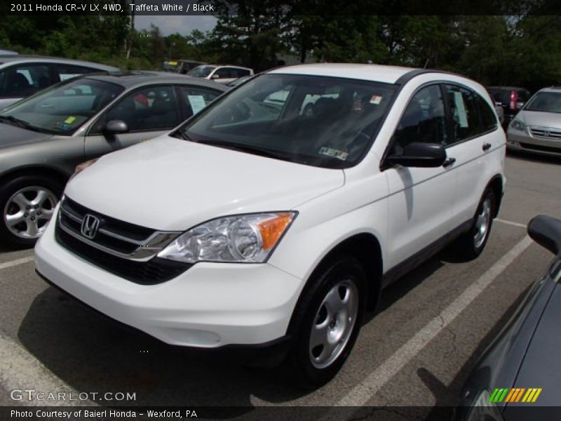 Taffeta White / Black 2011 Honda CR-V LX 4WD