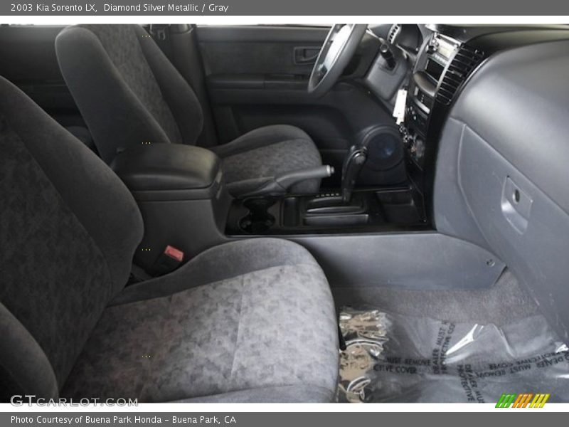 Diamond Silver Metallic / Gray 2003 Kia Sorento LX