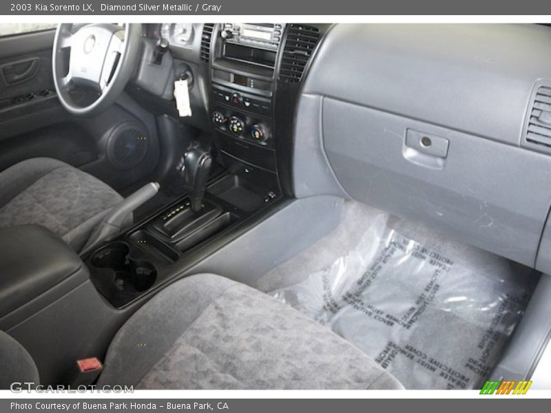 Diamond Silver Metallic / Gray 2003 Kia Sorento LX