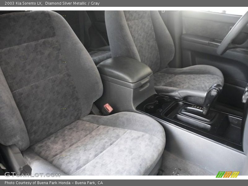 Diamond Silver Metallic / Gray 2003 Kia Sorento LX