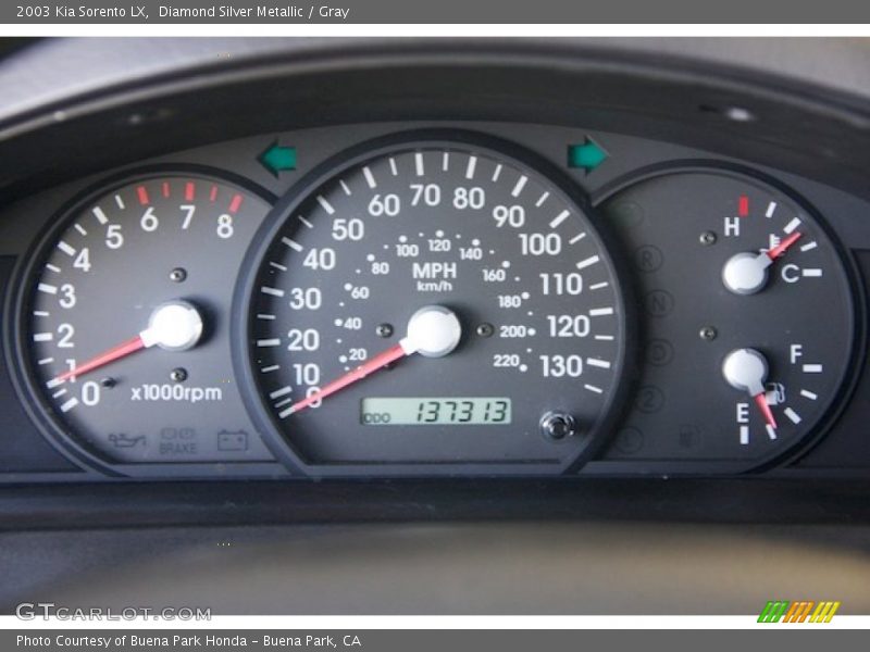  2003 Sorento LX LX Gauges