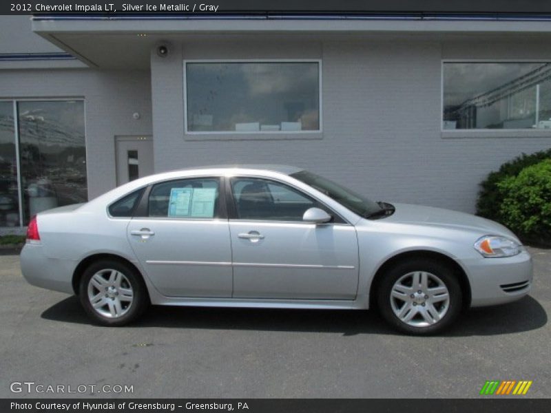 Silver Ice Metallic / Gray 2012 Chevrolet Impala LT