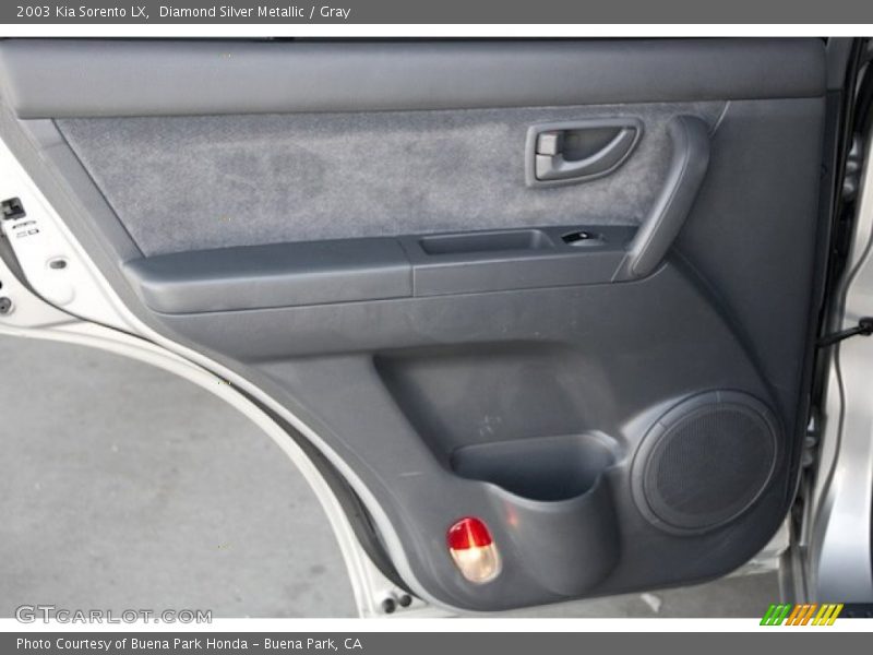 Diamond Silver Metallic / Gray 2003 Kia Sorento LX
