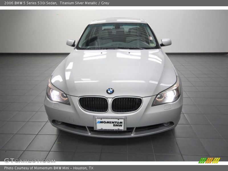 Titanium Silver Metallic / Grey 2006 BMW 5 Series 530i Sedan