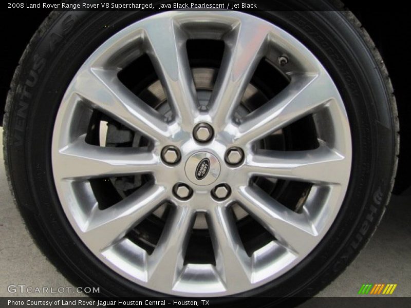 Java Black Pearlescent / Jet Black 2008 Land Rover Range Rover V8 Supercharged