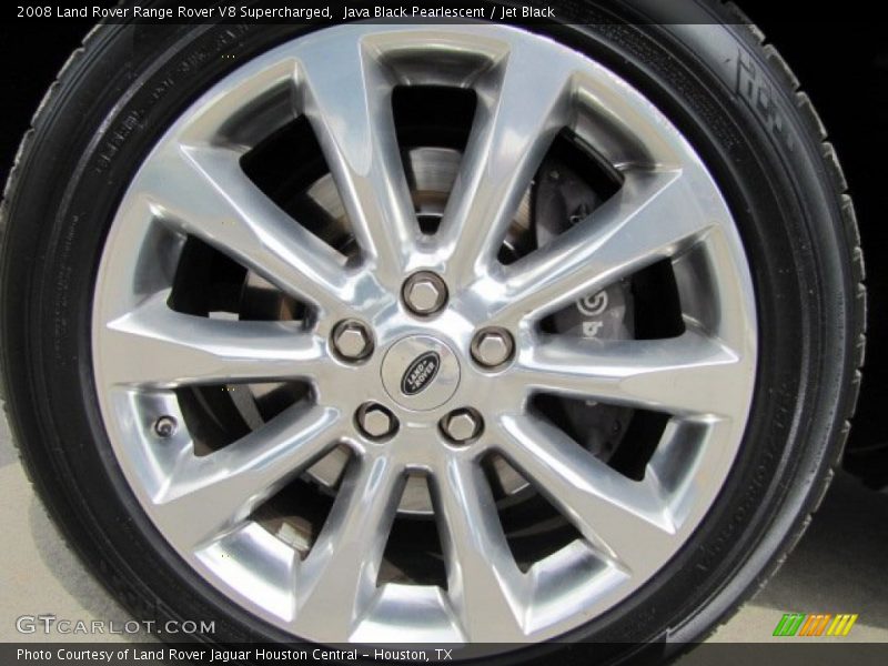 Java Black Pearlescent / Jet Black 2008 Land Rover Range Rover V8 Supercharged