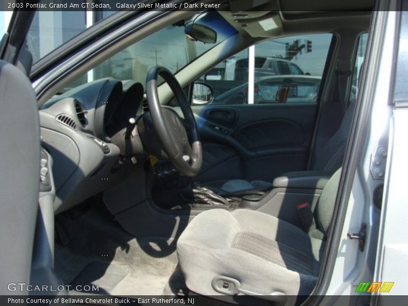 Galaxy Silver Metallic / Dark Pewter 2003 Pontiac Grand Am GT Sedan