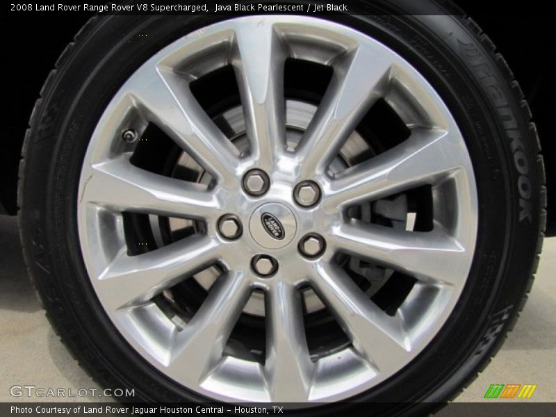 Java Black Pearlescent / Jet Black 2008 Land Rover Range Rover V8 Supercharged